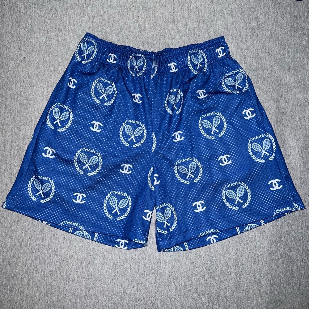 New Bravest Studios Chanel Tennis Mesh Shorts size Medium